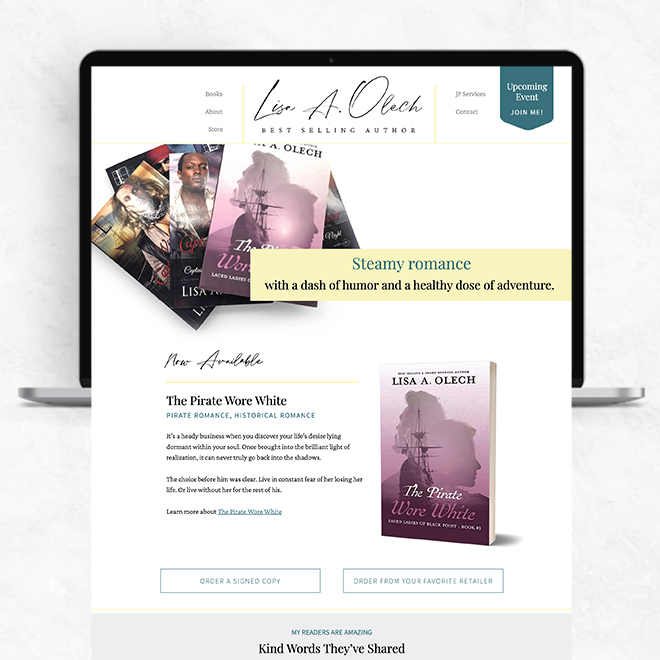 Lisa A. Olech | Brand & Showit Website Design + Email Marketing